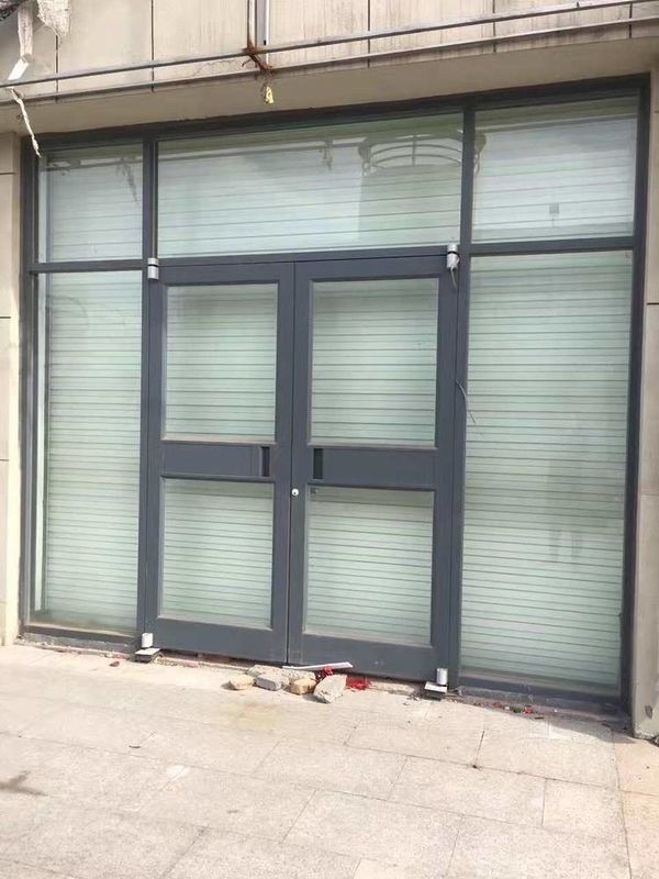 Φαρμακευτική τιμή χονδρικής πώλησης Αλουμινίου Πλαισίωμα Εμφάνιση καταστήματος Kfc πόρτα πάτωμα Άνοιξη θορυβωμένη ασφάλεια διπλό γυαλί
