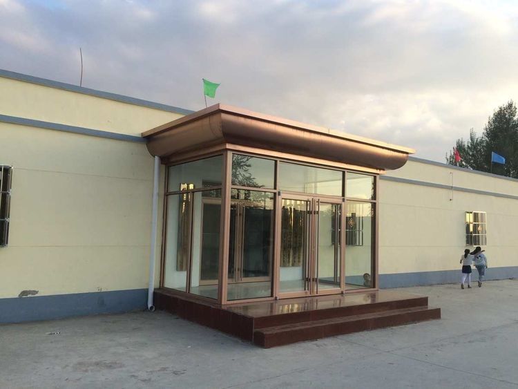 OEM UPVC ανοξείδωτο stell Αλουμίνιο Διπλή κλίση πόρτες kfc πόρτα 1,2mm πάχος